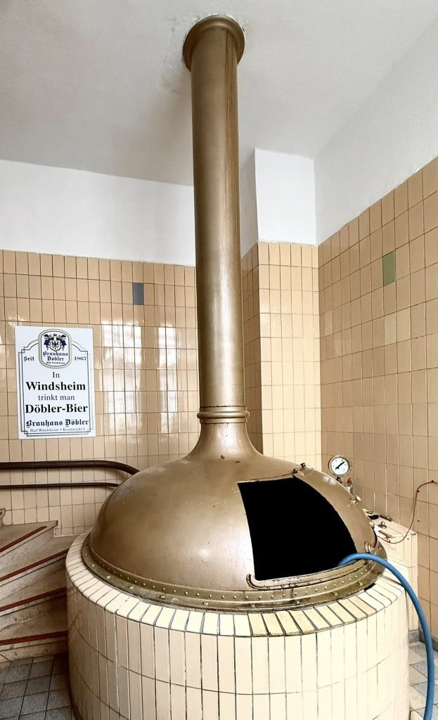 Der Braukessel im Brauhaus Döbler Bad Windsheim