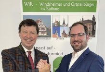 Dr. Christian Enz – ein erfahrener Neuzugang Jürgen Heckel und Dr. Christian Enz schütteln sich die Hände